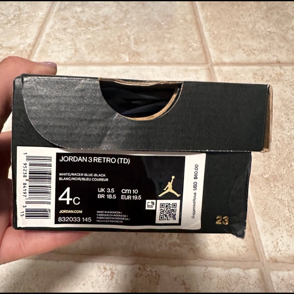 Jordan Retro 3 Racer Blue - Picture 5 of 5